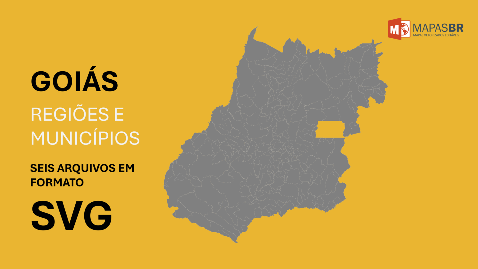 Mapas de Goiás - Municípios e Regiões em SVG - Mapas BR