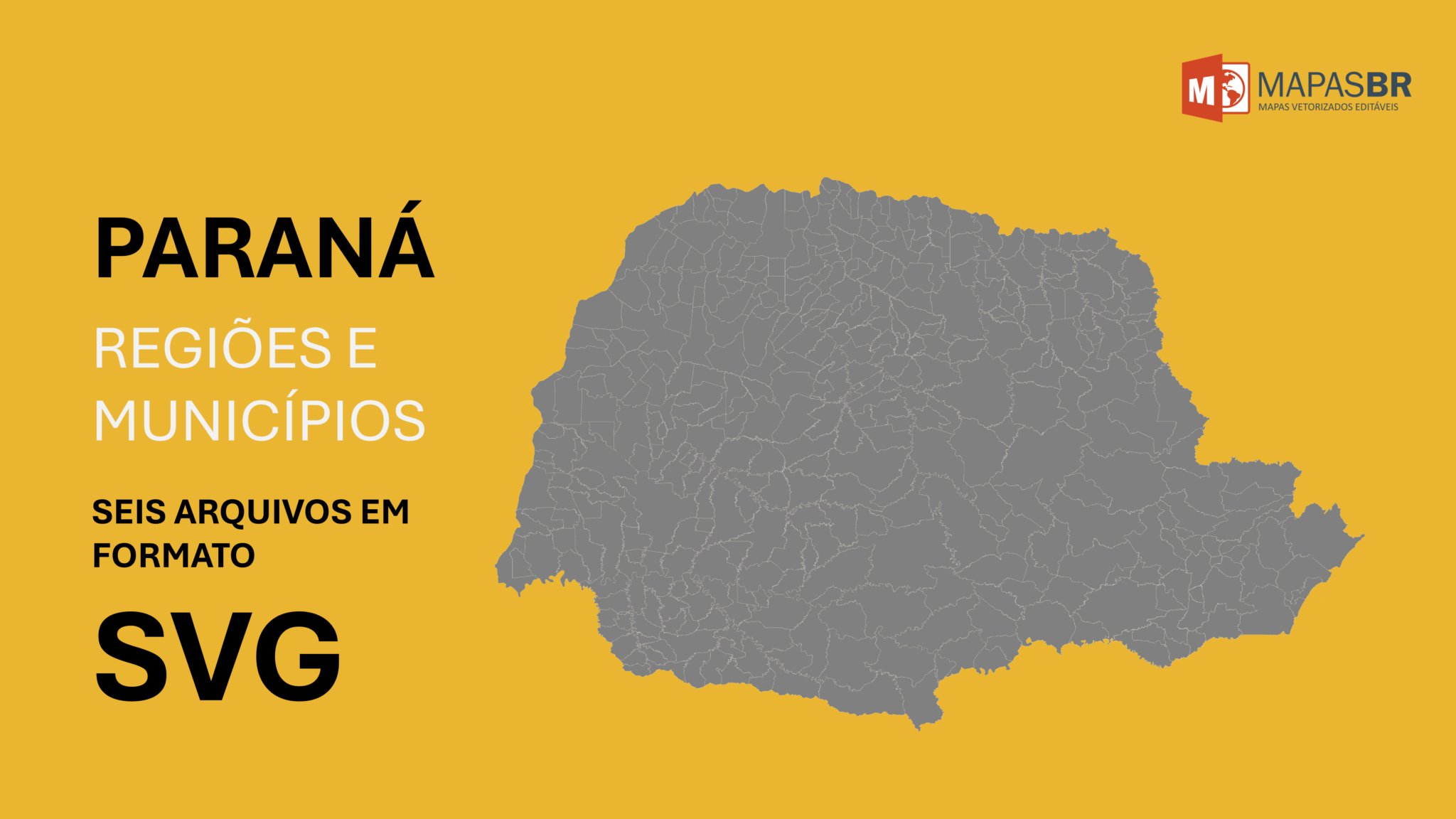 Mapas do Paraná - Municípios e Regiões em SVG - Mapas BR