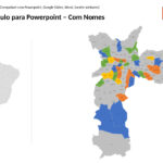 Distritos de São Paulo em PowerPoint