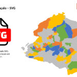 Bairros de São Gonçalo em SVG