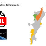 Distritos Administrativos de Florianópolis em KML (Google Earth)