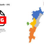 Regiões de Florianópolis em SVG