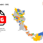 Bairros de Santo André em SVG