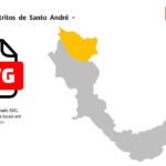 Distritos de Santo André em SVG