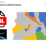 Regiões Administrativas do Distrito Federal em KML (Google Earth)