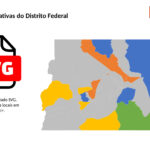 Regiões Administrativas do Distrito Federal em SVG