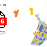 Bairros de Salvador em SVG