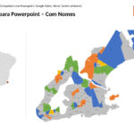 Bairros de Vitória em PowerPoint