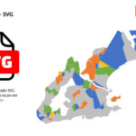 Bairros de Vitória em SVG