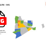 Bairros de Camaquã/RS em SVG
