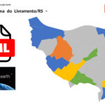 Bairros de Sant'Ana do Livramento/RS em KML (Google Earth)