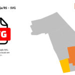 Bairros de São Borja/RS em SVG