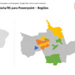 Bairros de Santa Maria/RS em PowerPoint