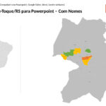 Bairros de Não-Me-Toque/RS em PowerPoint