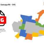 Bairros de São Luiz Gonzaga/RS em SVG