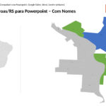 Bairros de Três Coroas/RS em PowerPoint