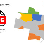 Bairros de Sapiranga/RS em SVG