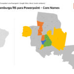 Bairros de Novo Hamburgo/RS em PowerPoint