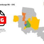 Bairros de Novo Hamburgo/RS em SVG