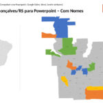 Bairros de Bento Gonçalves/RS em PowerPoint