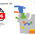 Bairros de Bento Gonçalves/RS em SVG