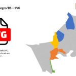 Bairros de Montenegro/RS em SVG