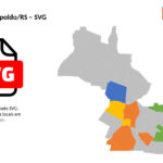 Bairros de São Leopoldo/RS em SVG