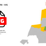 Bairros de Guaíba/RS em SVG