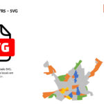 Bairros de Vacaria/RS em SVG