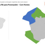 Bairros de Canguçu/RS em PowerPoint