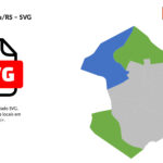 Bairros de Canguçu/RS em SVG
