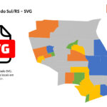 Bairros de Rosário do Sul/RS em SVG