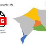 Bairros de São Jerônimo/RS em SVG