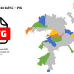 Bairros de Jaraguá do Sul/SC em SVG