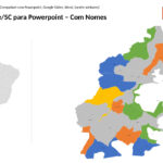 Bairros de Brusque/SC em PowerPoint
