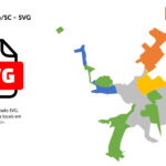 Bairros de Tubarão/SC em SVG