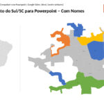 Bairros de São Bento do Sul/SC em PowerPoint