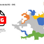 Bairros de São Bento do Sul/SC em SVG