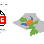 Bairros de Caçador/SC em SVG