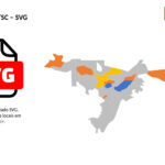 Bairros de Videira/SC em SVG