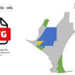 Bairros de Laguna/SC em SVG