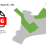 Bairros de Campos Novos/SC em SVG