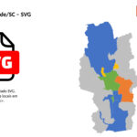 Bairros de Pomerode/SC em SVG