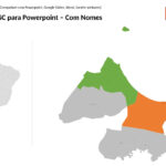 Bairros de Penha/SC em PowerPoint