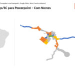 Bairros de Fraiburgo/SC em PowerPoint