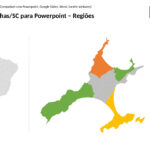 Bairros de Bombinhas/SC em PowerPoint