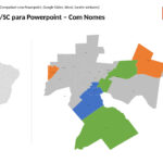Bairros de Orleans/SC em PowerPoint