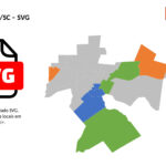 Bairros de Orleans/SC em SVG
