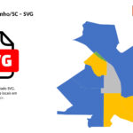 Bairros de Pinhalzinho/SC em SVG