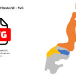 Bairros de Herval D'Oeste/SC em SVG